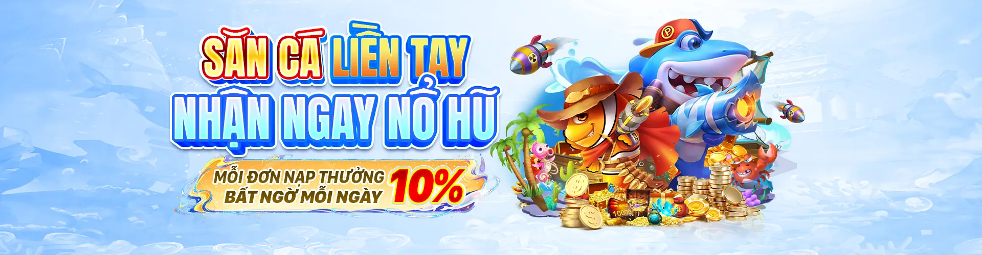 Hình ảnh nền trò chơi Bắn Cá sôi động tại xocdia link mới